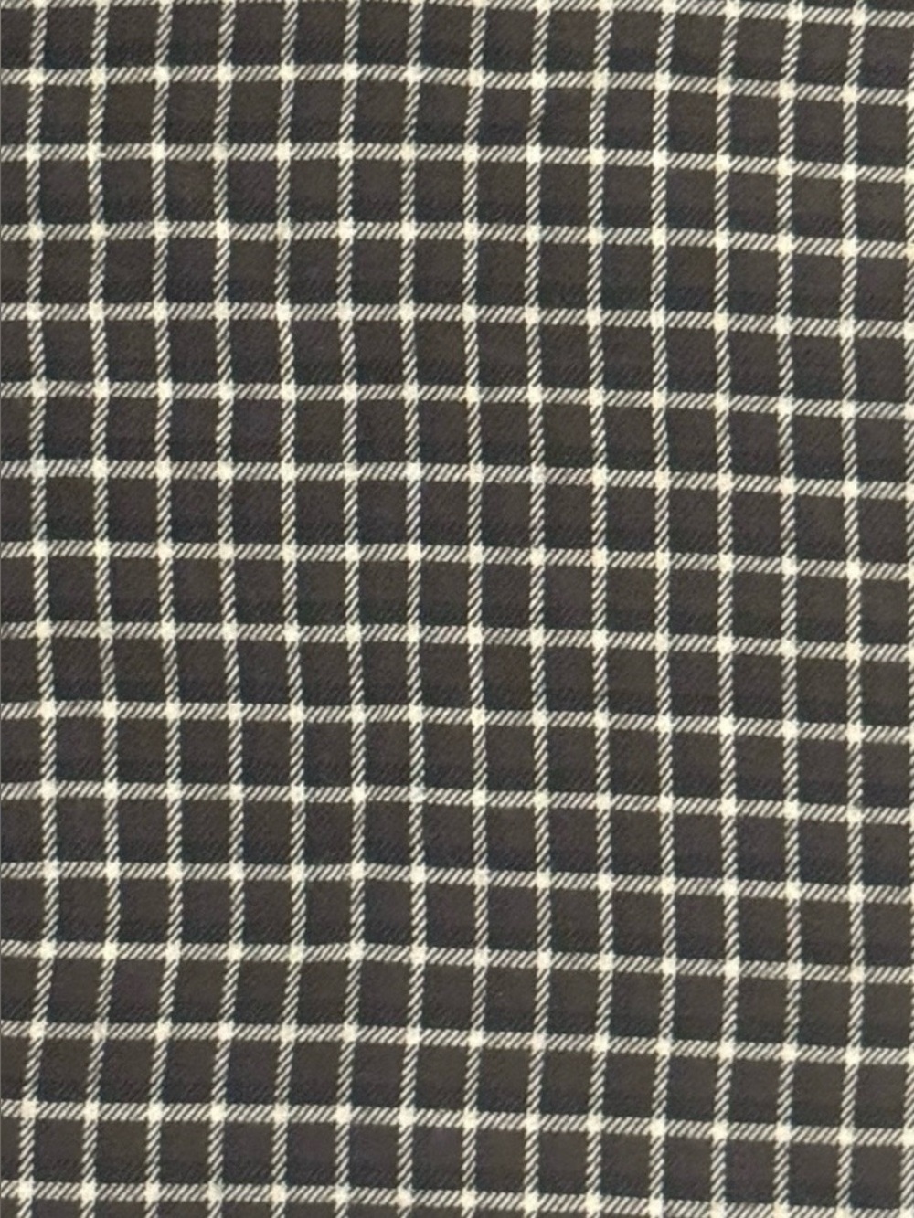 VINTAGE 70s PLAID FABRIC
